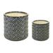 Home Decorative Pot (Set Of 2) 4.5 D X 4.5 H 6.5 D X 6.25 H Terra Cotta