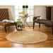 Agro Richer Hand Braided Beige Color Round Jute Made Area Rugs Living Room Carpet Runner Indoor Outdoor Rugs-36 Inch