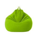 Carolilly 1pc Classic Sofa Chairs Lazy Lounger Bean Bag Storage Chair Indoor Outdoor for Home Garden Lounge Living Room