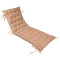 Vargottam Rocking Chair Sofa Cushion With Ties Chaise Recliner Quilted Thick Padded Seat Cushions Recliner Garden Outdoor Terrace Bench Cushion 74 x 23 inches Orange