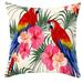 Outdoor Cushion Cover For Garden Furniture Seat Cushions Bench Plant Flower Bird