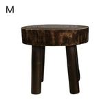 BToBackyard Household Shoe Changing Stool Pot Holder Handmade Chinese Style Home Decor Nordic Solid Wood Foot Rest Green Plant