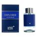 Explorer Ultra Blue by Mont Blanc 3.4 oz Cologne Spray for Men