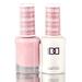 London Coach (606) Daisy DND Neutrals Soak Off GEL POLISH DUO All In One Gel Lacquer + Matching Nail Polish Color Daisy Hair Scalp - Pack of 1 w/ Sleek Teasing Comb