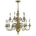 4417BB-Hinkley Lighting-Cambridge - 34.5 Inch Large Two Tier Chandelier