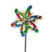 Red Carpet Studios 34408 84 in. Solar Pinwheel with Cups Spinner Stake