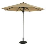 Island Umbrella Cabo II 9-ft Spring-Up Octagon Market Umbrella - Champagne - Breez-Tex Canopy