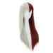 Ediodpoh Long Straight Wigs Red and White Women Natural Party Full Wig New Wigs for Women White Red