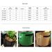 OAVQHLG3B Grow Bags Sturdy Hanging Handle Thickened Breathable Felt Cloth Plant Grow Bag for Carrot Onion Tomato Potato Roses