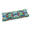 Pillow Perfect Outdoor / Indoor Abstract Reflections Multi Outdoor Tufted Bench Swing Cushion 48 X 18 X 5