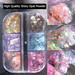 1 Box Nail Sequins Shiny Vibrant Color Plastic Mixed DIY Nail Glitters Sequins Manicures Designs Nail Supplies