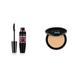 Maybelline New York Hypercurl Mascara Washable Black 9.2g & Maybelline New York Compact Powder With SPF to Protect Skin from Sun Absorbs Oil Fit Me 128 Warm Nude 8g