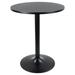 KKTONER Round Bar Table 23.6 in Top for Cocktail Bar Pub Coffee Tea Dining Bistro outdoor Table (29 in H)