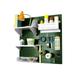 Wall Control Pegboard Hobby Craft Pegboard Organizer Storage Kit with Green Pegboard and White Accessories