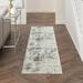 Nourison Trance Abstract Ivory/Multi 2 2 x 7 6 Area Rug (2x8)