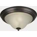 20026-02-32-Forte Lighting-Monroe - 2 Light Flush Mount-6 Inches Tall and 13.25 Inches Wide