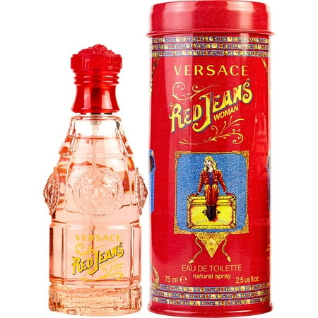 Versace Red Jeans Eau de Toilette Perfume for Women 2.5 Oz