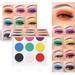 Fofosbeauty 9 Colors Bright Matte Gouache Paint Palette Eyeshadow