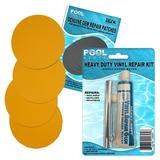 Pool Above Repair Kit for Easy Set Fast Set Frame Set Pool Liner | Vinyl Patches and Glue