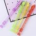 1pc Random Color 6-Hole Small Colorful Clarinet Plastic Flute Beginner Music Playing Wind Instruments