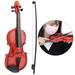 Music Toy Violin Toy Simulated Kid Acoustic Violin Toy Acoustic Violin Toy For Children Violin Beginners Light Brown