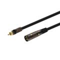 Monoprice 3ft Premier Series XLR Male to RCA Male Cable 16AWG (Gold Plated)