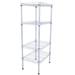 Garage Shelving Units and Storage SEGMART Storage Shelves for Garage Storage Racks and Shelving Adjustable 4 Tier Shelf Rack Heavy-Duty Metal Shelves for Storage Kitchen Bathroom Silver H1680