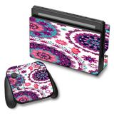 Skins Decals For Nintendo Switch Vinyl Wrap / Flowers Paisley Butterfly Mandala