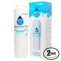 2-Pack Replacement for Whirlpool GI5FVAXVB03 Refrigerator Water Filter - Compatible with Whirlpool 4396395 Fridge Water Filter Cartridge - Denali Pure Brand