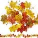 Welpettie Maple Leaves String Lights Fall Leaf Garlands Light Total 9.8Ft 20LED Lights with 2 Modes Battery Operated Autumn Maple Leaves Garland for Autumn Thanksgiving Home Decor