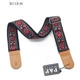 Guitar Strap Embroidered Adjustable Vintage Woven Bass Electric Acoustic Guitars