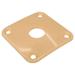 Plastic Curved Jack Plate Square Jackplate for Gibson Epiphone Les Paul Guitar Cream