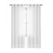 Rosnek Outdoor Sheer Voile Curtains Waterproof Patio Grommet Tulle Curtain Panels 1/2/4 Panels