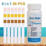 Patgoal 100pcs Pool Test Strips Pool Test Kit Pool Supplies Pool Water Test Kit Pool Test Strips Spa Test Strips for Hot Tub Swimming Pool Chemical Testing Kit Tests Chlorine Ph Chemicals Bromine