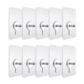 Hemoton 10pcs Punch-free Non-marking Screw Stickers Wall Picture Hook Invisible Traceless Hardwall Drywall Picture Hanging Kit for Picture Photo Frame Hanging (6*6cm Thick Sticker Exposed 6mm)