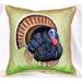 Wild Turkey Indoor & Outdoor Throw Pillow 22 x 22 in.