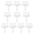 Hemoton 1 Pack/10PCS Vertical Curtain Repair Pulley Vertical Blinds Replacement Part