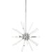 George Kovacs Spiked 18 Wide Chrome 6-Light Pendant