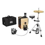 Meinl Percussion Cajon Drum Set Hybrid Percussion Direct Drive Kit w/ Free Accessories