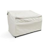 Covermates Outdoor Patio Sofa Cover - Premium Polyester Weather Resistant Drawcord Hem Seating and Chair Covers-Stone