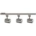 WAC Lighting Charge 3-Light 10W LED Energy Star Aluminum Track Kit in Nickel