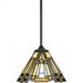 Quoizel TFIK1508VA Inglenook 1 Light 8 inch Valiant Bronze Mini Pendant Ceiling Light Naturals