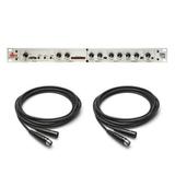 DBX 286S Preamplifier Channel Strip Mic Pre Amp w/ 2x 25 XLR Cables NEW