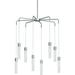 Volume Lighting Tristen 8-Light LED Indoor Chrome Chandelier