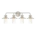 Designers Fountain Dover Satin Platinum 4 Light Bath 91504-SP