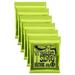 6 PACK Ernie Ball Regular Slinky Electric Guitar Strings Nickel Wound