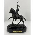 The Scalp a Hand Made American Bronze Sculpture By Frederic Remington Baby Size 9 H x 8 L x 5 W