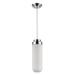 Solar 1-Light Polished Nickel Indoor Pendant With 18 h Frosted Glass Shade IN31190PN by Acclaim Lighting