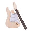 CACAGOO ST Style Electric Guitar Basswood Body Maple Neck Rosewood Fingerboard DIY Kit Set