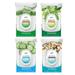 Epielle Benefit60 Facial Cleansing Tissue Makeup Remover Wipes Assortments 60 Sheets (Green Combo Cucumber Green Tea Aloe Argan Oil - 4Pack)